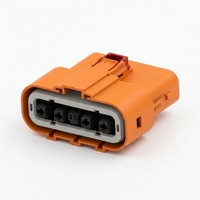 Connecteur mâle fil-carte TE 2,5 mm pas 8 broches 2343685-1 à angle droit 12 V PBT-GF10 pour faisceau automobile