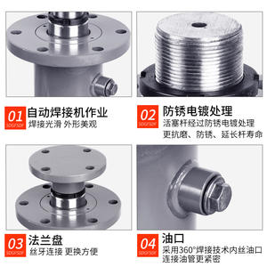 Cilindros Hidráulicos de Brida FA10-16 Toneladas Personalizados por el Fabricante, Maquinaria de Ingeniería, Cilindros Estándar y No Estándar Personalizados - Product Image 4