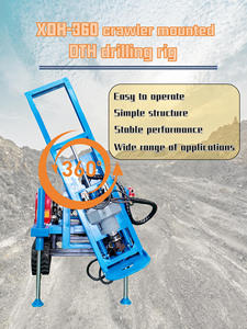 מקדחות סלע לעומק רב עם פטיש <span class=keywords><strong>DTH</strong></span> בלחץ אוויר גבוה ומשאבה מונעת דיזל, עומק קידוח מקסימלי 70 מטר, ניידות - Product Image 4