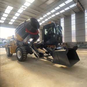 Camión Mezclador de Cemento Autocargable Grommy de 3.5m, Mezcladora de Tránsito Automática con Bomba y Motor, Alta Eficiencia, Usado - Product Image 2