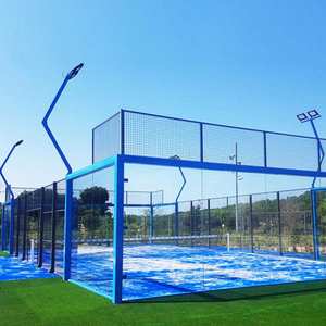 अनुकूलित आउटडोर प्रीफैब्रिकेटेड टेनिस कोर्ट बड़े खेल आयोजन पैडल टेनिस कोर्ट बड़े मॉड्यूलर तंबू के साथ - Product Image 2