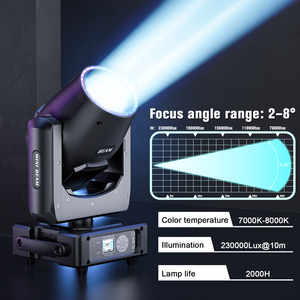 Mini Faro a Testa Mobile 230W con Fascio 7R, 14 Gobo, 13 Colori per Palcoscenico, Discoteca, KTV, Night Club, Controllo DMX - Product Image 3