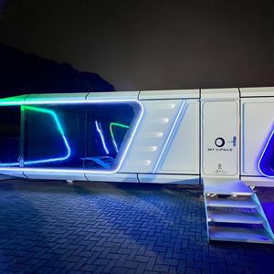 Casa <span class=keywords><strong>de</strong></span> cápsula prefabricada portátil móvil, estructura <span class=keywords><strong>de</strong></span> acero moderna, casa <span class=keywords><strong>de</strong></span> construcción, diseño <span class=keywords><strong>de</strong></span> salón, Hotel al aire libre con buen precio - Product Image 4