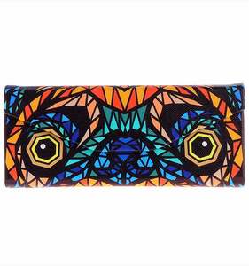 Étui à lunettes pliable triangulaire personnalisé avec logo, motif animal de dessin animé, pour lunettes de vue et de soleil, vente en gros - Product Image 4