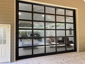<span class=keywords><strong>Porte</strong></span> <span class=keywords><strong>de</strong></span> <span class=keywords><strong>garage</strong></span> <span class=keywords><strong>sectionnelle</strong></span> automatique à vue complète en verre transparent, au meilleur <span class=keywords><strong>prix</strong></span>, finition industrielle en <span class=keywords><strong>aluminium</strong></span> anodisé noir - Product Image 2