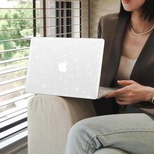 Coque rigide en plastique brillant à paillettes transparentes pour <span class=keywords><strong>MacBook</strong></span> Air 13.6 pouces 2025 2022 A3113 A2681 A3240 M4 - Product Image 6