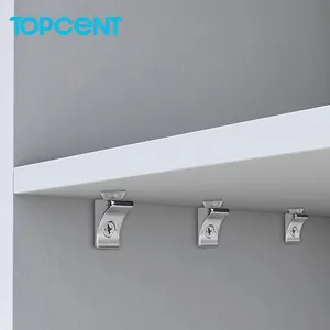 TOPCENT krom kaplama dayanıklı iyi yükleme kapasitesi Metal raf desteği