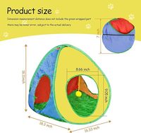 Ensemble de jouets pour chat assortis, 21 pièces, tunnel pour chat, bâton de chat, souris en peluche, respirant, imperméable, pour un jeu combiné