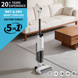 Precio barato de fábrica sin bolsa de mano portátil potente lavado Vertical inalámbrico húmedo seco aspiradora limpiador de suelo - Product Image 1