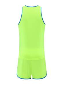 Мужская баскетбольная майка с коротким рукавом и круглым вырезом - Product Image 2