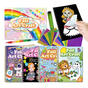 Mainan Foil seni kreatif kustom, Stiker putri Eva peri seni tanpa jaring Foil Kit seni menyenangkan untuk anak-anak - Product Image 1