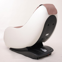 Fauteuil de massage intelligent électrique pliable pour soins corporels, avec pétrissage, chauffage, Shiatsu, zéro gravité, rail SL, robotique, en cuir PU, mini