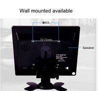 Moniteur LCD TFT VGA HUGVIEW 8 pouces avec 1024*768 VGA HD AV BNC USB
