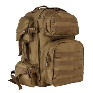 กระเป๋าเป้สะพายหลังแบบยุทธวิธี 45 ลิตร กันน้ำ ระบบ MOLLE สำหรับกิจกรรมกลางแจ้ง เดินป่า ตั้งแคมป์  กระเป๋าเป้แบบ Assault  พร้อมโลโก้โรงงาน อุปกรณ์เอาตัวรอดสำหรับกีฬา - Product Image 6