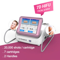 Promotion : Appareil de beauté HIFU 7D double système pour lifting facial et corporel