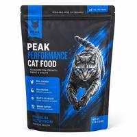 Sachet refermable personnalisé en Mylar pour aliments pour chats, pochette verticale en aluminium pour snacks pour animaux de compagnie