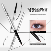 Grosir pensil bulu mata pensil MINSHZEE, tahan air dan tahan keringat, pena Gel Eyeliner persisten