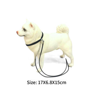 Likelife Shiba Inu Worst Hond Corgi Massief Pvc Speelgoed <span class=keywords><strong>Plastic</strong></span> Figuur Dieren Hond Met Sleepkabel - Product Image 5