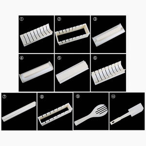 Vente chaude bricolage 10 pièces <span class=keywords><strong>maison</strong></span> algues riz rouleau faisant <span class=keywords><strong>Sushi</strong></span> outil <span class=keywords><strong>Sushi</strong></span> faisant Kit équipement pour débutants - Product Image 4