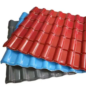 China Cheap Colour Coated Roofing Sheet Corrugated Galvanized Steel Color Roof With Price