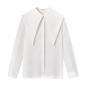 เสื้อเบลาส์ผ้าลินินแบบเรียบง่ายสำหรับผู้หญิงระบายอากาศได้ดีผ้าสำหรับสวมใส่ตลอดทั้งปีพร้อมโลโก้ที่กำหนดเองได้ - Product Image 2