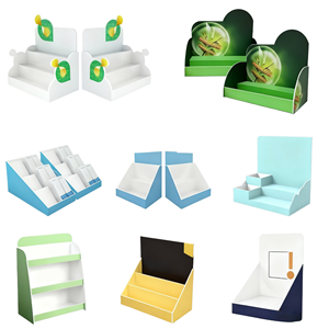 ชั้นวางสินค้าแบบตั้งพื้น PVC ความละเอียดสูง สำหรับวางบนเคาน์เตอร์หรือพื้น ใช้ในร้านค้าหรือ<span class=keywords><strong>ตลาด</strong></span> - Product Image 1