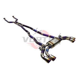 Échappement Vortex 100% en titane à fixation directe pour BMW G90 M5 2025 Performance Racing, silencieux Valvetronic avec embouts chauffants violets - Product Image 3