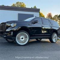 EATOP Jantes en alliage d'aluminium forgé de haute qualité, peinture blanche complète, personnalisées, 18-24 pouces, adaptées aux Rolls Royce Mercedes W22 W23