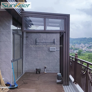 <span class=keywords><strong>Giardino</strong></span> esterno mobile automatico pannello in policarbonato serra retrattile foglio di protezione solare custodia per piscina - Product Image 4