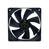 PY1225 12025 ventilateur PC axial 120x120x25mm PC 120mm DC 5V ventilateur de refroidissement industriel sans brosse rechargeable pour boîtier d'ordinateur en plastique