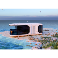Capsule préfabriquée résidentielle espace commercial dirigeable pod hôtel luxe volfreda maison capsule petite maison