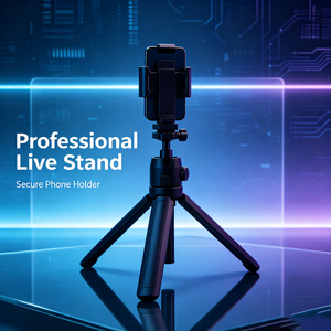 ขาตั้งโทรศัพท์แบบพับได้สำหรับขายส่ง ใช้ได้กับโทรศัพท์มือถือทุกรุ่น เหมาะสำหรับผู้สร้างเนื้อหาและวีล็อกเกอร์ - Product Image 2