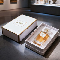 Scatola Regalo di Lusso Personalizzata con Logo, Design Unico, Ricaricabile, per Bottiglie di Profumo Vuote in Vetro da 30ml, 50ml, 100ml