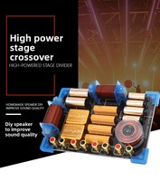 Gertsound 9948 Réseau de Crossover 2 Voies Audio Hi-Fi Double 15-18 pouces 1800W 8 ohms Cuivre 2 Haut-parleurs aigus/2 Basses Diviseur de Fréquence