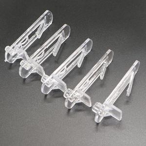 Transparent <b>Plastic</b> <b>Shelf</b> Brackets with Glass Supports Movable Furniture Partition Pins for Wooden Board & Wardrobe Cabinets - Product Image 3
