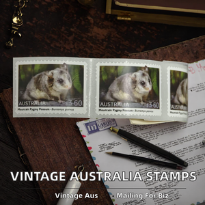 Timbres autocollants vintage australiens de première classe, objets de <span class=keywords><strong>collection</strong></span>, autocollants postaux, timbres de <span class=keywords><strong>poste</strong></span> - Product Image 3