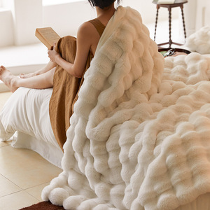 Venta Directa de Fábrica, Manta Cálida de Imitación de Piel <span class=keywords><strong>Toscana</strong></span>, Manta para el Invierno - Product Image 4