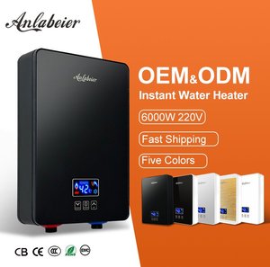 เครื่องทำน้ำร้อนทันที OEM ODM 3kW-6kW ปรับอุณหภูมิได้ 220V ป้องกันความร้อนเกินสำหรับห้องน้ำ - Product Image 2
