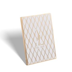 Personalized Gift Gold Plated Hard Enamel <b>Rectangle</b> Shape Single Side Makeup <b>Mirror</b> - Product Image 5