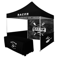 Tentes d'exposition personnalisées pliantes pop-up pour la publicité promotionnelle Affichage d'exposition Occasions extérieures et abri d'auvent