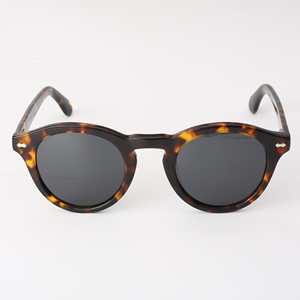 Gafas de sol retro redondas de acetato con montura completa para mujer, protección UV400, protección solar para adultos, en stock - Product Image 5