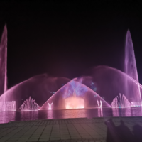 Kit de fontaine flottante LED pour lacs et piscines, spectacle d'éclairage laser DMX, fontaines décoratives, fontaine musicale dansante