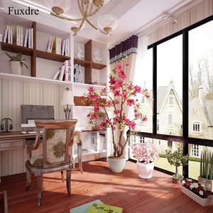 Arbre de Magnolia Artificiel en Plastique, 2,07 m, 57 Fleurs <span class=keywords><strong>Fuchsia</strong></span>, Plantes Artificielles Hautes pour Décoration Intérieure/Extérieure, Salon, Escalier, Porche - Product Image 6