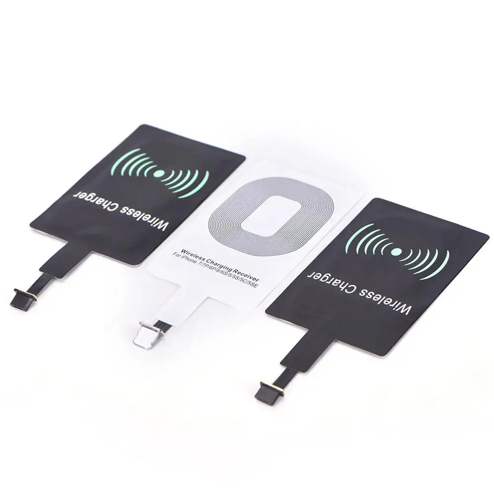 Universal Qi Wireless Charger Standard Smart type c fast Charging Adapter Receptor Receiver For iPhone Samsung Android