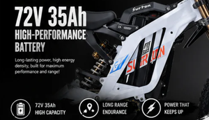 2026 10000w 72V 35AH WHITE Light Bee Lbx Surroud Lbx Suron Lbx Moto électrique tout-terrain Pit Bike <span class=keywords><strong>Streebikes</strong></span> - Product Image 6