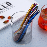 Bombilla de Yerba Maté Réutilisable de Haute Qualité, Colorée, avec Filtre et Cuillère Intégrée
