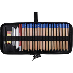 Оптовая продажа, Портативная сумка на молнии, художественные принадлежности, профессиональный набор карандашей для эскизов - Product Image 5