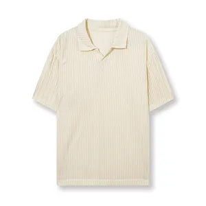 Kişiselleştirilmiş özel erkek Polo gömlekler Golf t-shirt artı boyutu özel Logo örme kumaş yaz giyim Polo gömlek