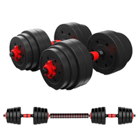 Vente en gros d'équipement de fitness en néoprène à domicile haltères réglables en fonte bon marché PVC ciment 20kg support d'exercice