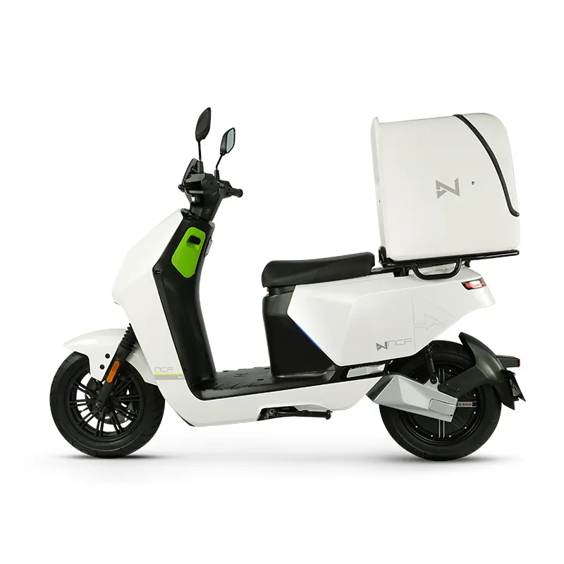 N-moto Electric Delivery Motorcycle 90KM 80KM/H 4000W BOSCH Motor Swapping Lithium Battery with BMS GPS IOT by App EU EEC COC